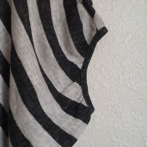 TIMING S KNIT BAT WING S TOP black and cream - Picture 6 of 10